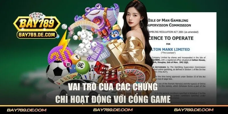 Vai trò của các chứng chỉ hoạt động với cổng game