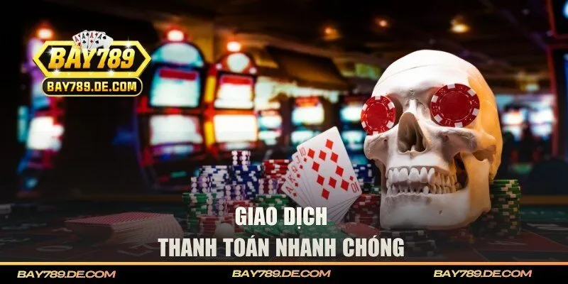 Quá trình giao dịch thanh toán chỉ từ 3 đến 4 phút